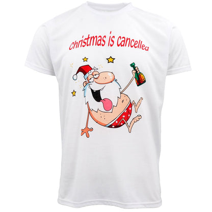 New Funny Adult Xmas Christmas T Shirt Tee Mens Womens 100% Cotton Jolly Ugly, Santa is Jolly, M