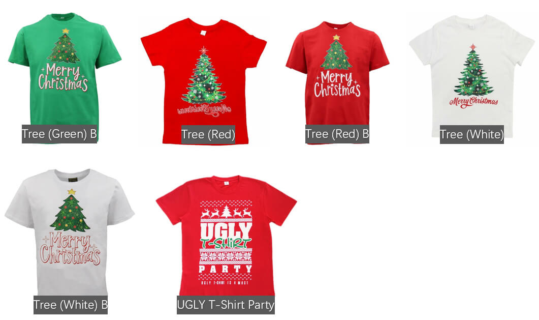 New Funny Adult Xmas Christmas T Shirt Tee Mens Womens 100% Cotton Jolly Ugly, Santa is Jolly, M