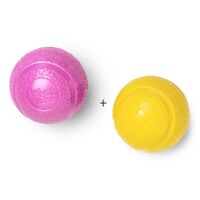 West Paw Boundr Fetch Dog Toys - Pack of 2 Balls - Guaranteed Tough