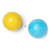 West Paw Boundr Fetch Dog Toys - Pack of 2 Balls - Guaranteed Tough