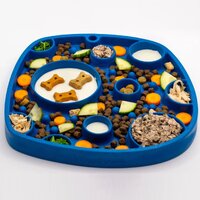 West Paw Feast Lick Mat Slow Feeder for Dogs - Bubbles