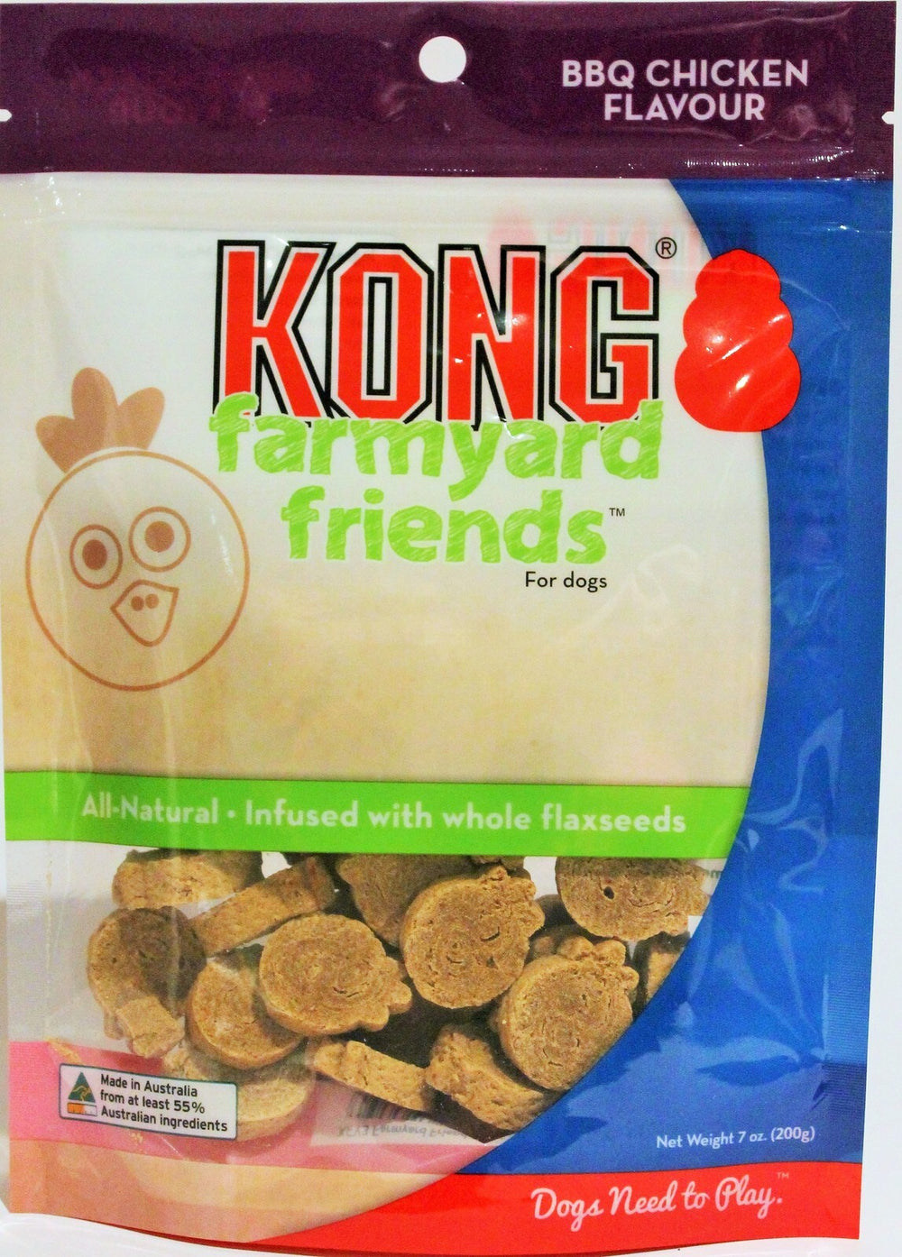KONG Farmyard Friends BBQ Chicken Dog Treats