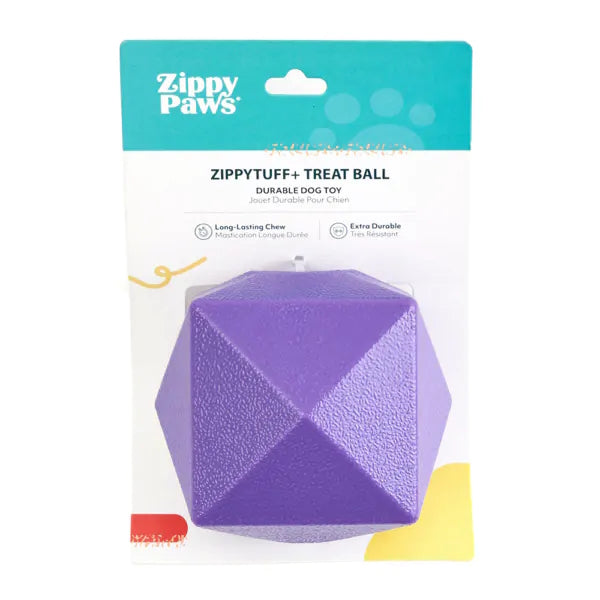 Zippy Paws ZippyTuff+ Treat Ball Interactive Dog Toy