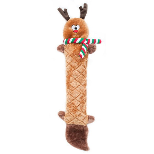 Zippy Paws Christmas Jigglerz Shakeable Dog Toy - Reindeer