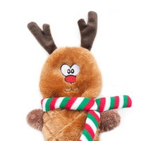 Zippy Paws Christmas Jigglerz Shakeable Dog Toy - Reindeer