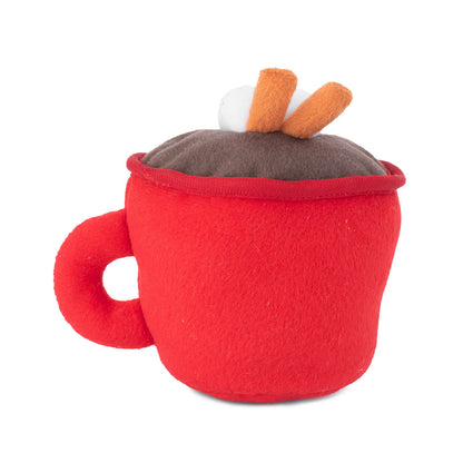 Zippy Paws Christmas Holiday NomNomz Dog Toy - Hot Cocoa