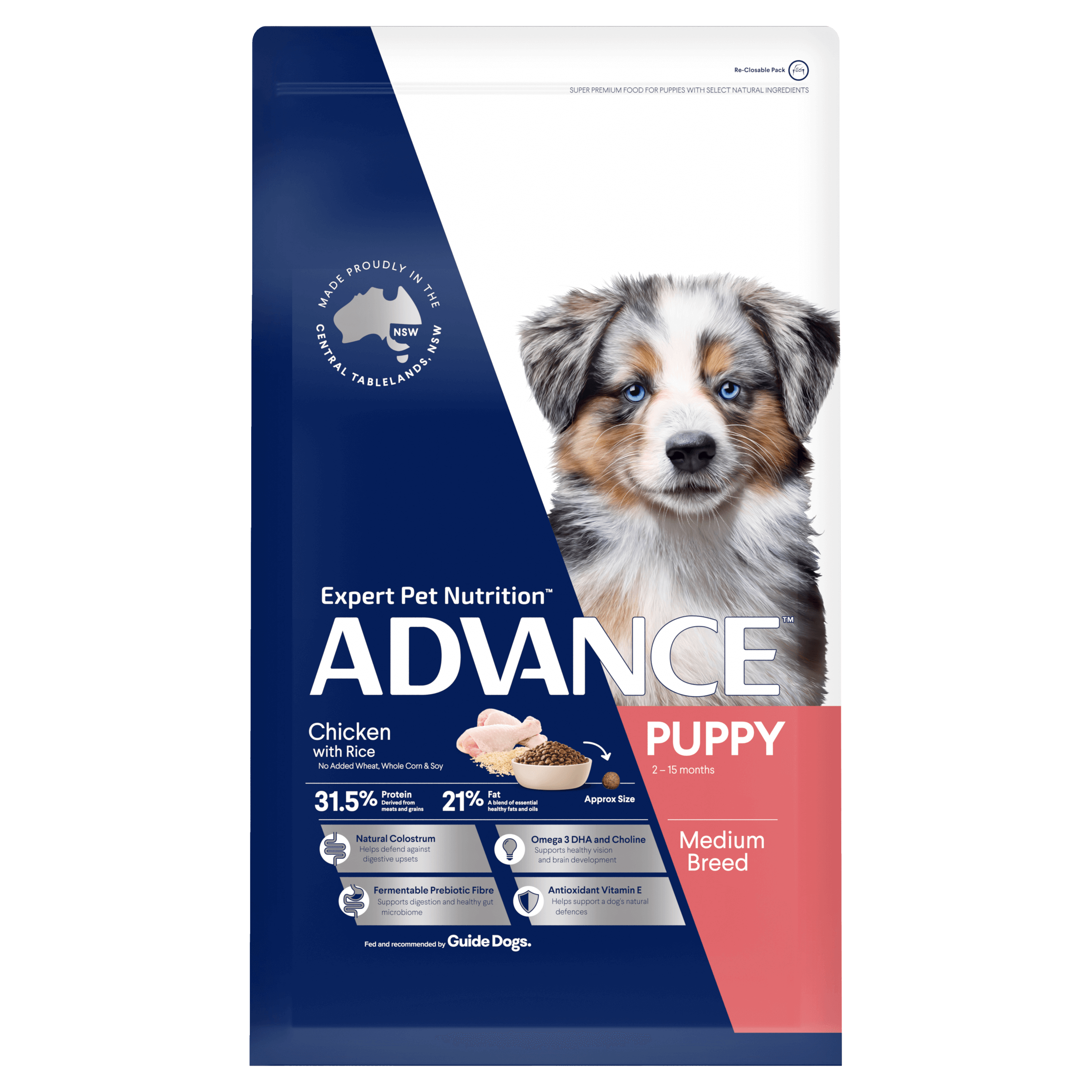 Advance - Puppy - Medium Breed - Chicken - 3kg