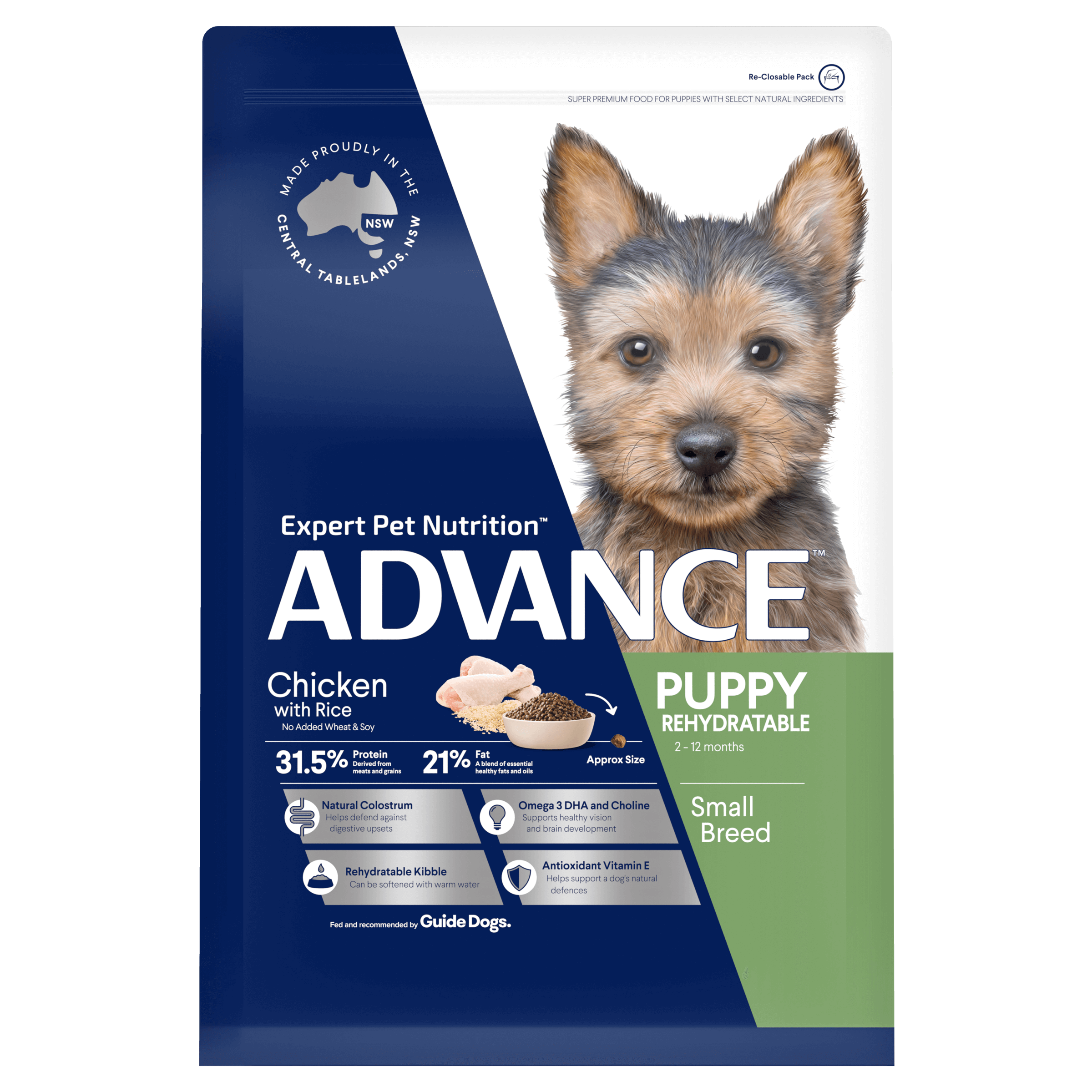 Advance - Puppy - Small Breed - Rehydratable - Chicken - 8kg