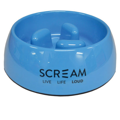 Scream – Round Slow Down Pillar Bowl – Loud Blue