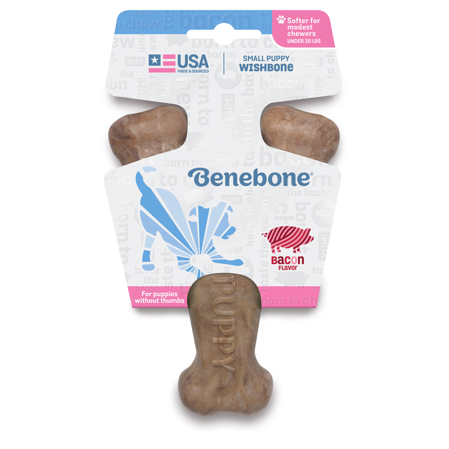 Benebone – Bacon Puppy Wishbone