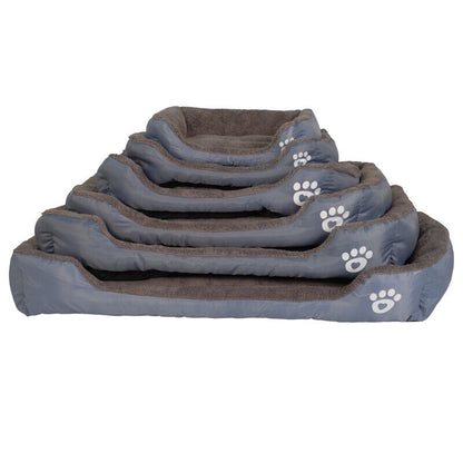 Life in the outback Vibrant Pawprint Dog Beds, the perfect blend of comfort and style for your cherished furry friend! 🐾🛏️🌈