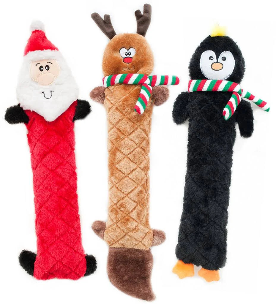 Zippy Paws Christmas Jigglerz Shakeable Dog Toy - Santa