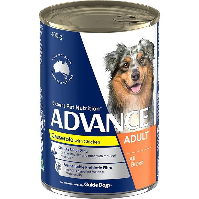 Advance - Adult Dog - Wet Food - Casserole with Chicken - 12 x 700gms